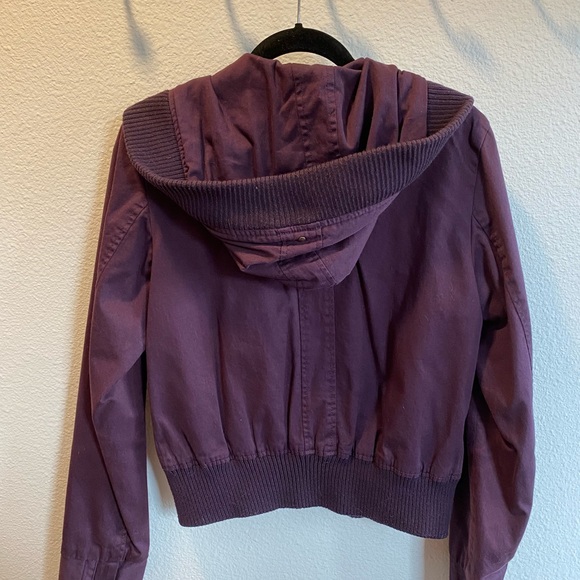 Tulle Purple Moto Jacket - Picture 2 of 4